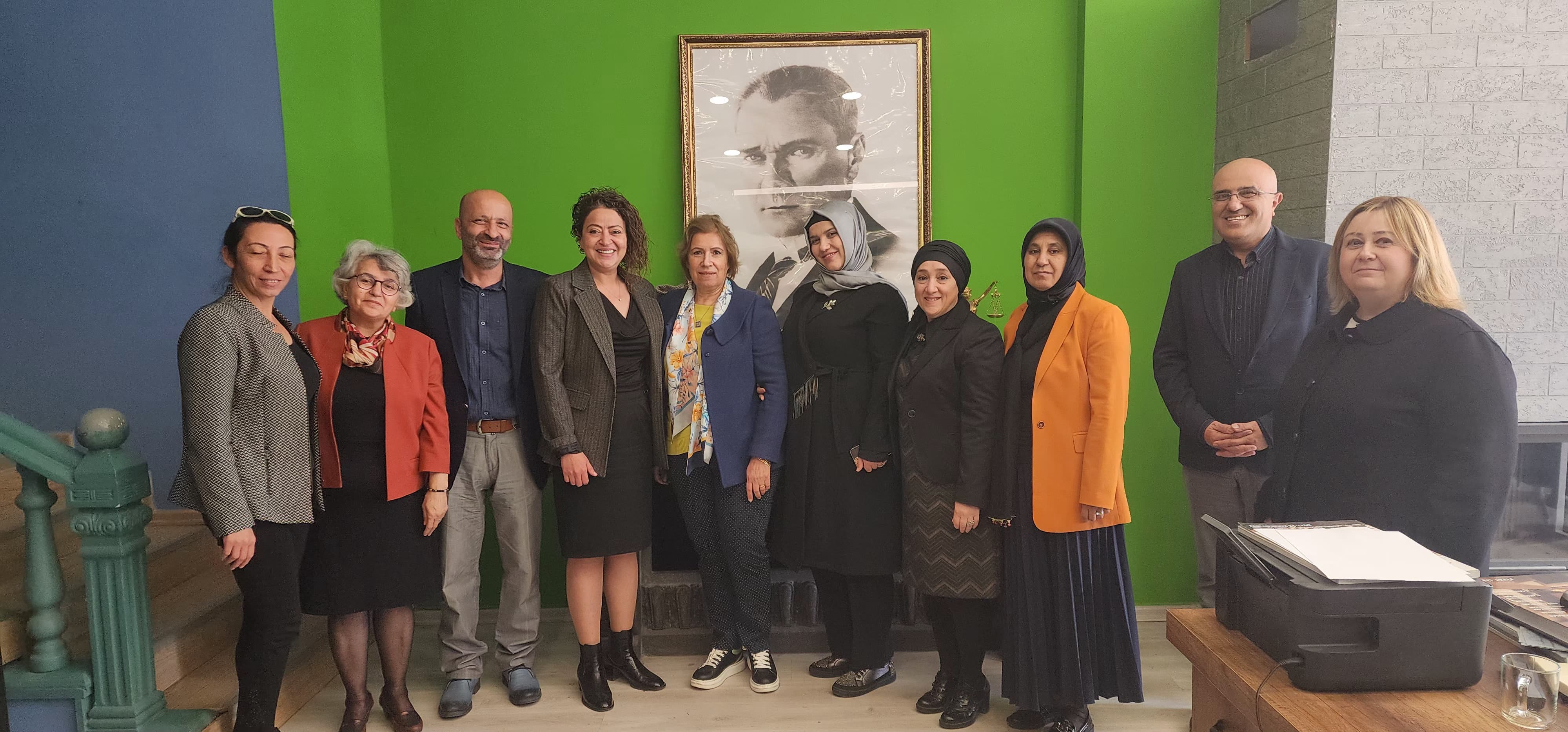 GÖÇ VE SIĞINMACILAR ÇALIŞMA GRUBUNDAN HAKİMİYET GAZETESİNE ZİYARET