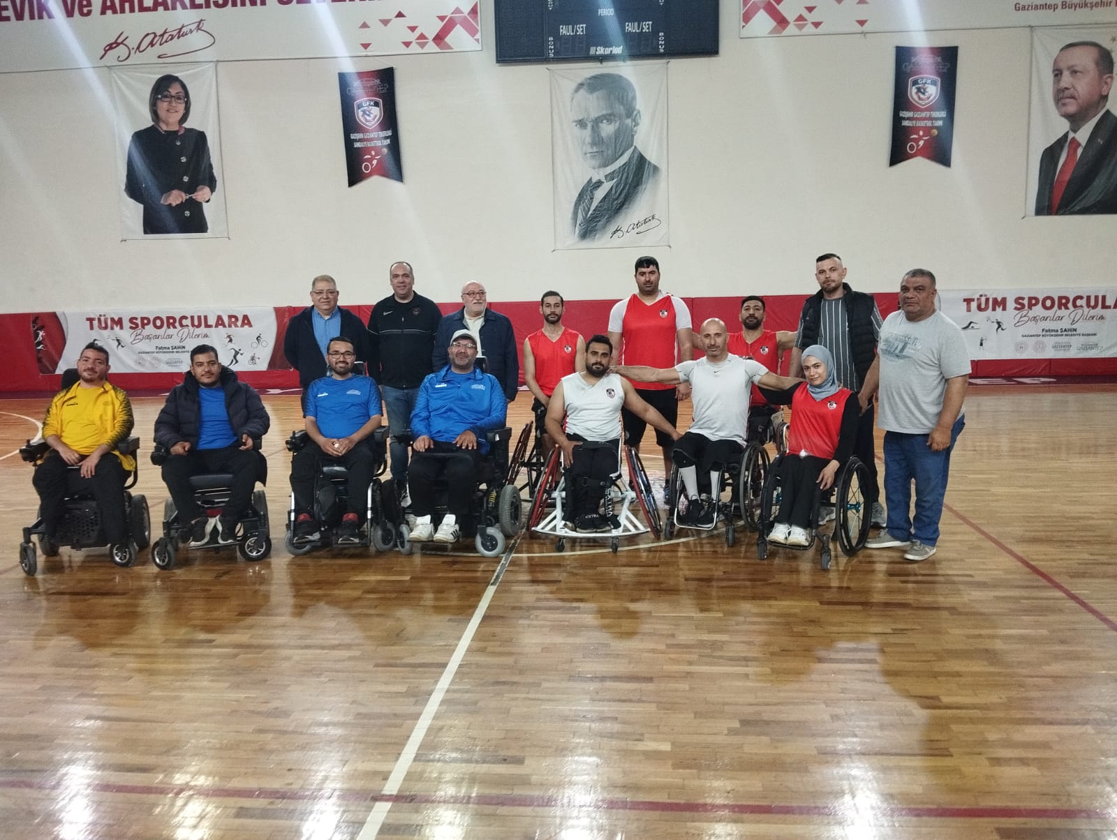 SPOR ÇALIŞMA GRUBUNDAN TEKERLEKLİ BASKETBOL ZİYARETİ