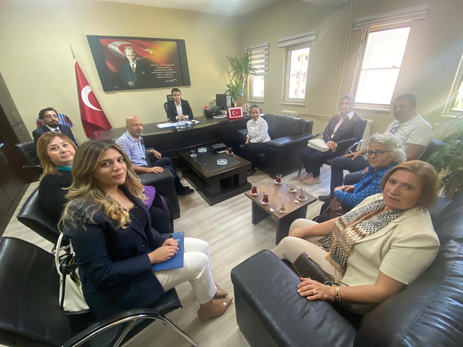 Göç ve Sığınmacılar Çalışma Grubundan Vali Yardımcısı Murat AKYÜZ ziyareti